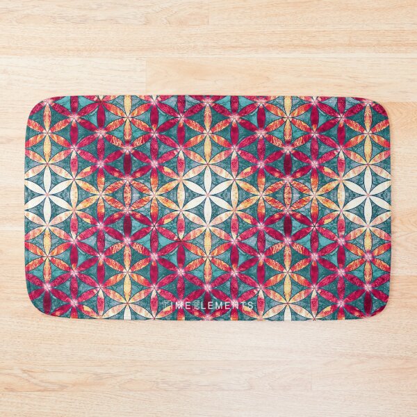 Item preview,  flower of life magenta teal pattern  designed and sold by filippobassano.