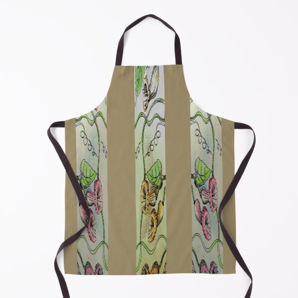 Item preview, Beige stripe, floral designed and sold by Nickdavisinghe.