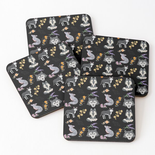 Item preview, Cute Wolf Animal Pattern designed and sold by RobomShop.