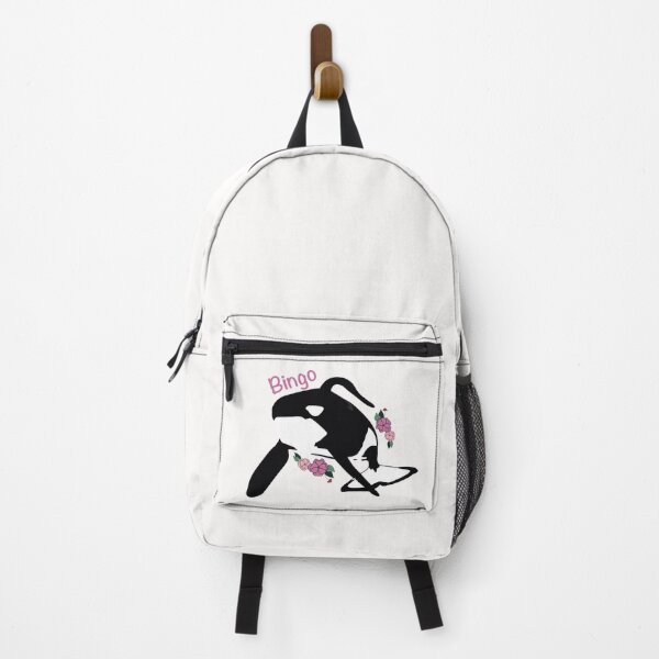 Item preview, Bingo the killer whale flower art designed and sold by Animaldesigns24.