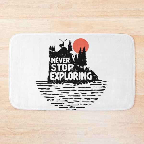 Item preview, Never Stop Exploring designed and sold by asmmdesign.