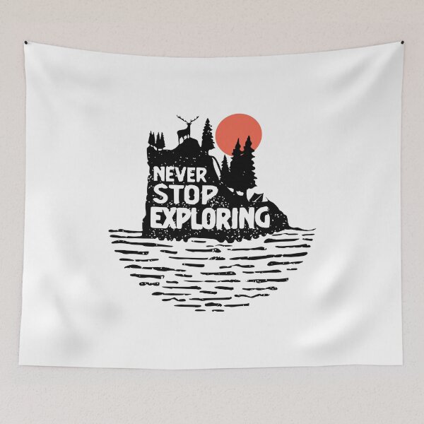 Item preview, Never Stop Exploring designed and sold by asmmdesign.
