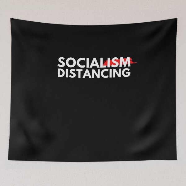 Item preview, Socialism distancing 2020 New tshirt design designed and sold by njanani.
