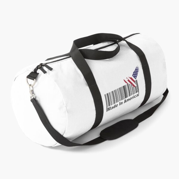 Item preview, Made In America Barcode with Flying Bald Eagle designed and sold by SuperDragon.