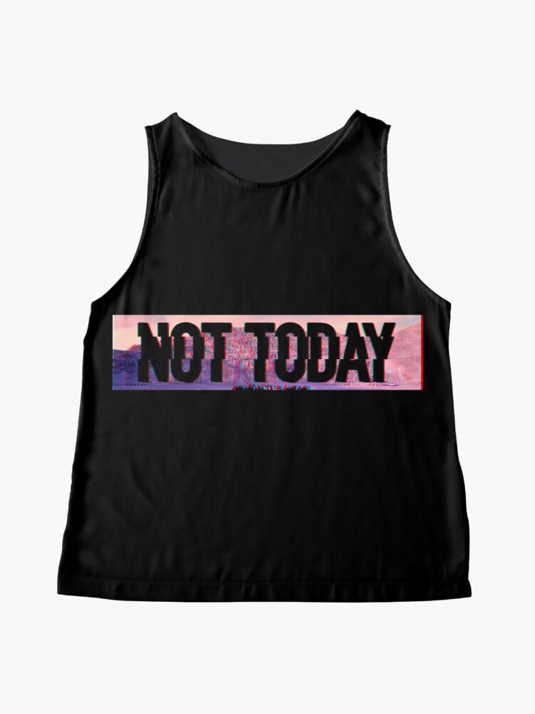 Download "Not Today (Glitch Text) - Bangtan BTS" Sleeveless Top by ...