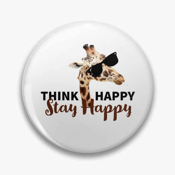 Item preview, JIRAFA - THINK HAPPY- STAY HAPPY - JIRAFA LOVERS - ANIMALS -USA designed and sold by Tropical Blood.