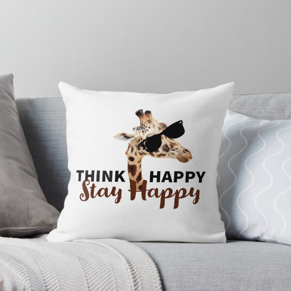 Item preview, JIRAFA - THINK HAPPY- STAY HAPPY - JIRAFA LOVERS - ANIMALS -USA designed and sold by Tropical Blood.
