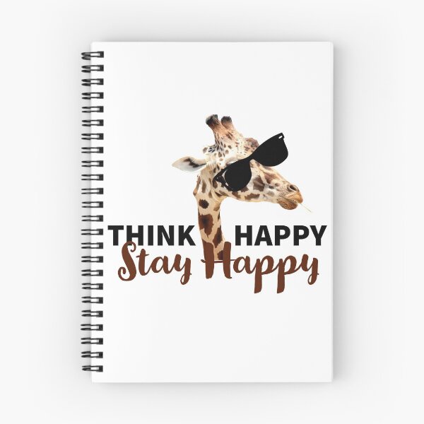 Item preview, JIRAFA - THINK HAPPY- STAY HAPPY - JIRAFA LOVERS - ANIMALS -USA designed and sold by Tropical Blood.