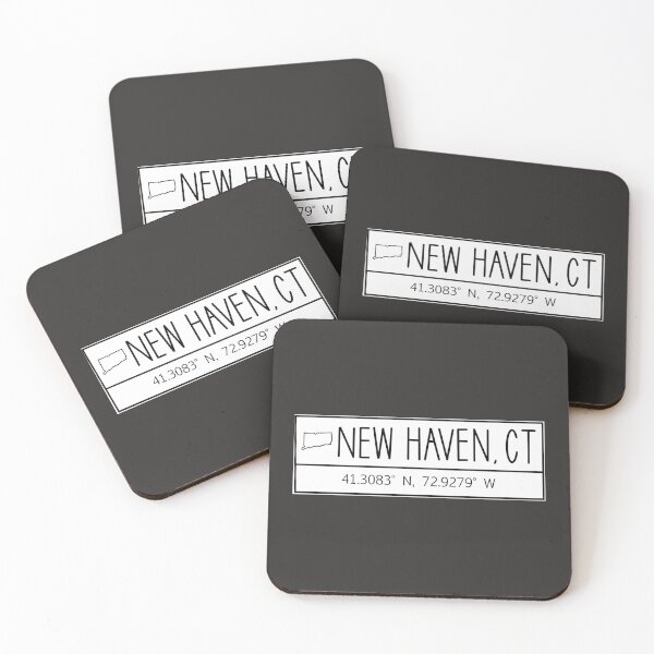 Item preview, New Haven Connecticut Coordinates designed and sold by Emily Designs.