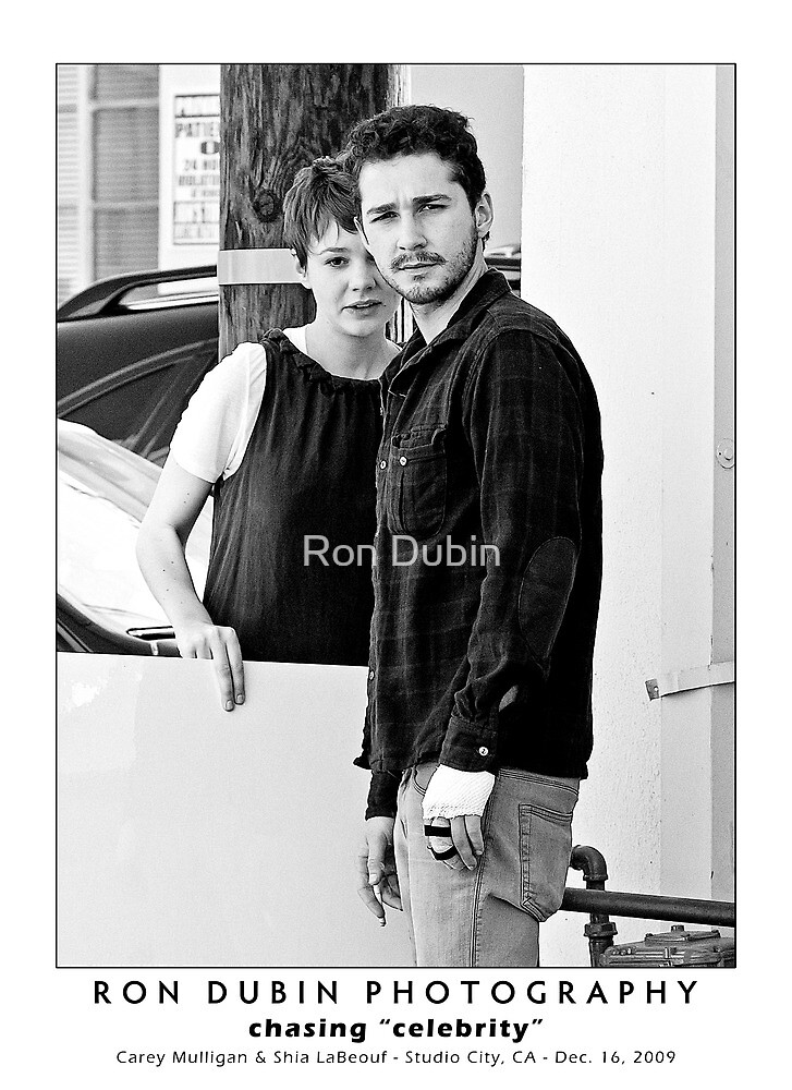 Carey Mulligan Shia Labeouf Alley Crafts By Ron Dubin Redbubble