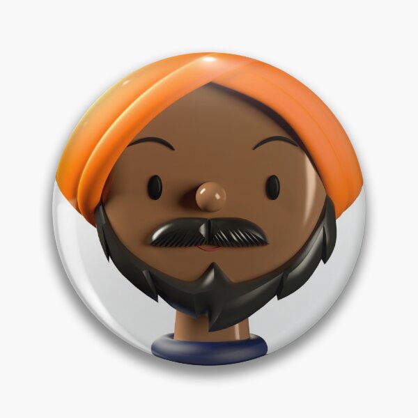 Item preview, Funny Indian turban man Henry designed and sold by MHerzel.