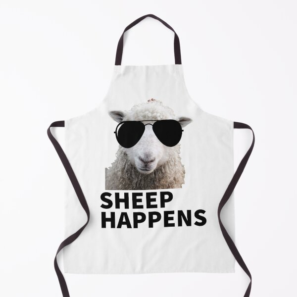 Item preview, SHEEP HAPPENS - FUNNY - SHEEP - FUNNY ANIMALS - ANIMAL LOVER designed and sold by Tropical Blood.
