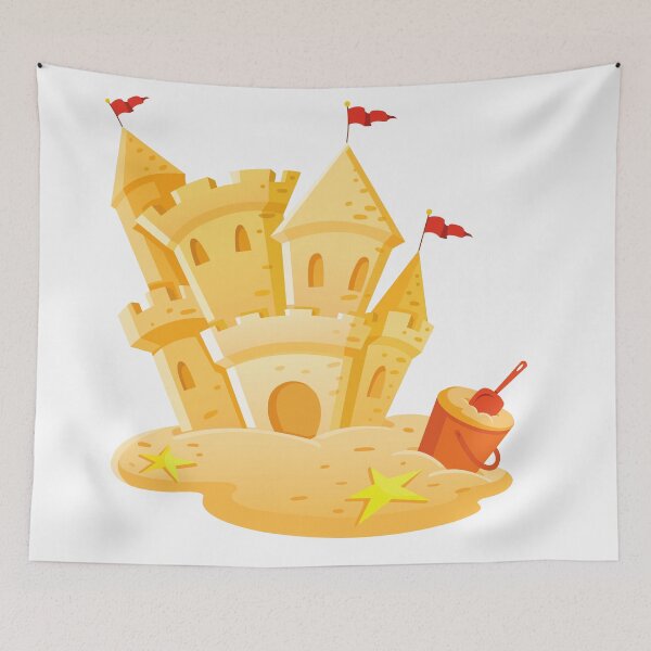 Item preview, Beach Sand Castle  designed and sold by OneTimeEngineer.