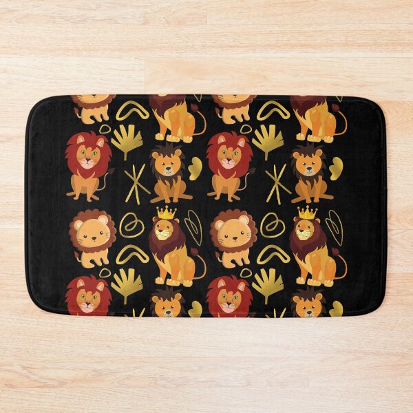Item preview, Cute Lion Animal Pattern designed and sold by RobomShop.