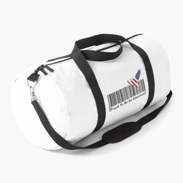 Item preview, Proud To Be An American Barcode with Flying Bald Eagle designed and sold by SuperDragon.