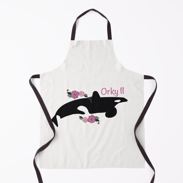 Item preview, Orky II the killer whale flower art designed and sold by Animaldesigns24.