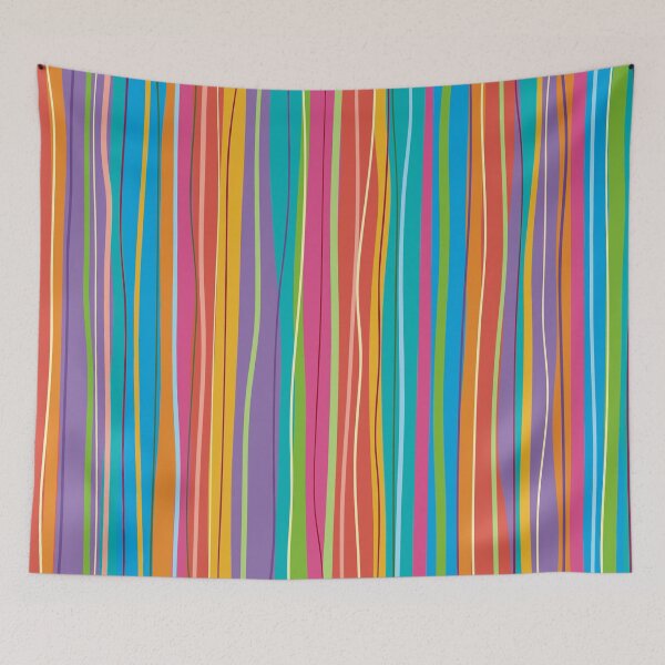Item preview, Striped Multi Coloured background-Rainbow designed and sold by Dead-Famous.