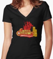 Chester Copperpot's Collectibles Women's Fitted V-Neck T-Shirt