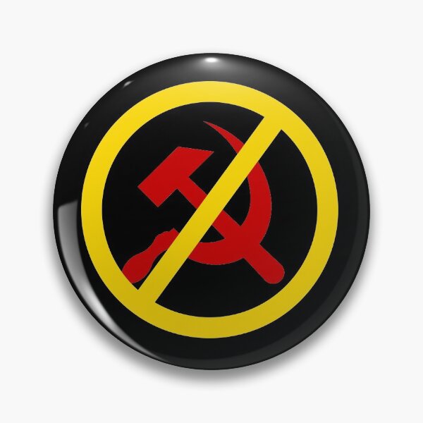 Item preview, No Communism Yellow Circle designed and sold by MadMeon.