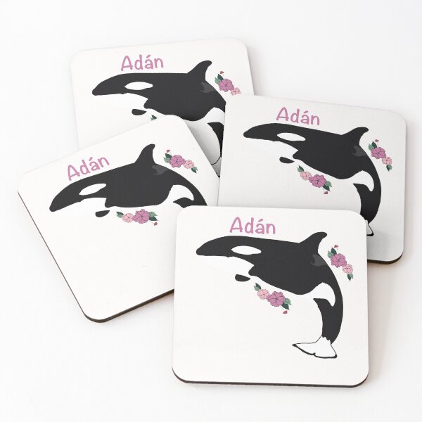 Item preview, Adán the killer whale flower art designed and sold by Animaldesigns24.