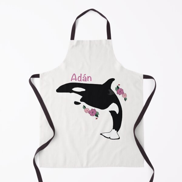 Item preview, Adán the killer whale flower art designed and sold by Animaldesigns24.