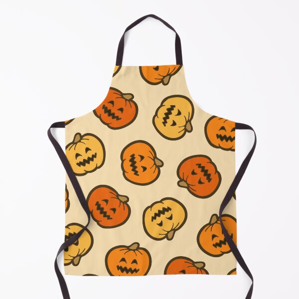 Item preview, Halloween Jack O' Lantern Pattern in Oranges designed and sold by evannave.
