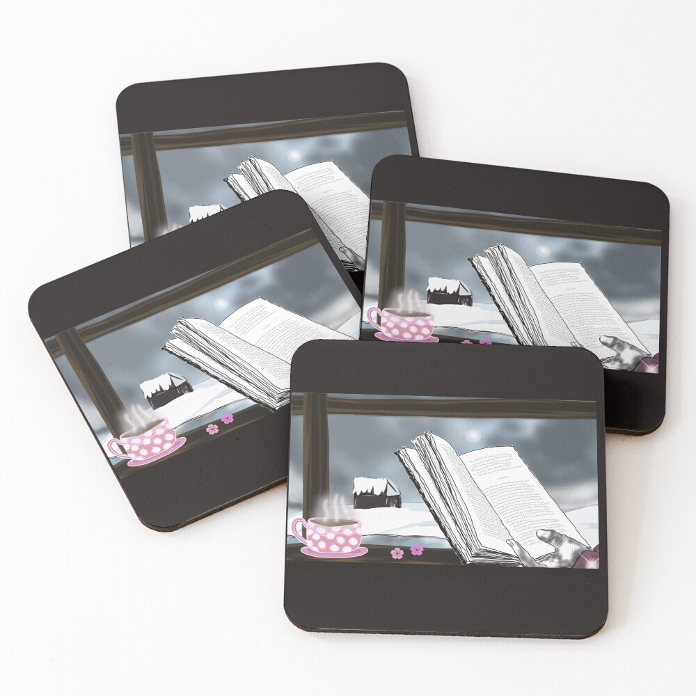 Item preview, Coasters (Set of 4) designed and sold by KatjaRedbubble.