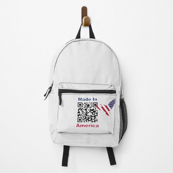 Item preview, Made In America QR Code with Flying Bald Eagle designed and sold by SuperDragon.