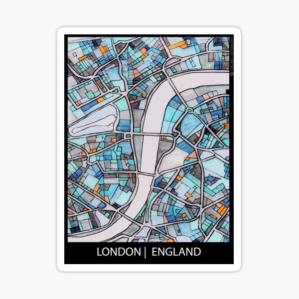 London, UK Sticker