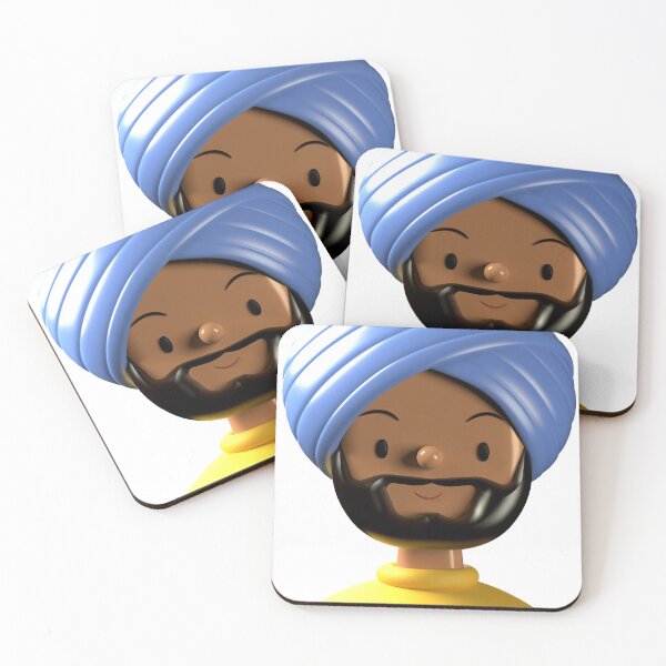 Item preview, Funny full-bearded turban Indian novel designed and sold by MHerzel.