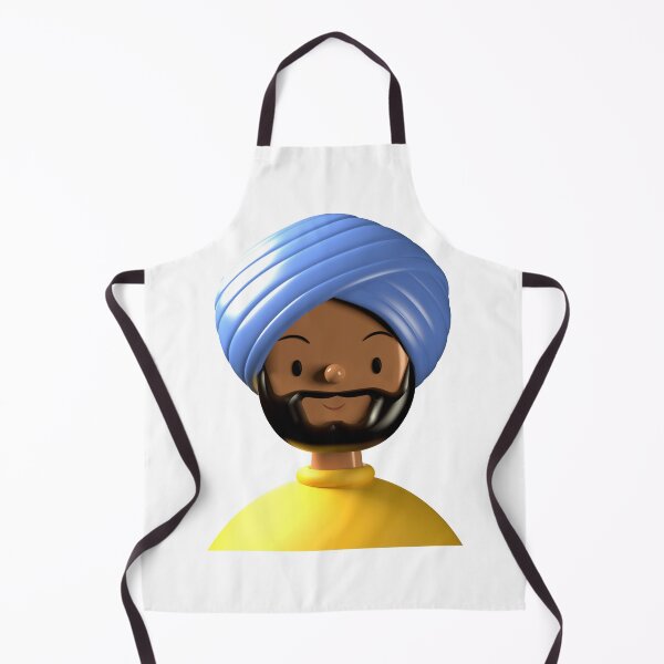 Item preview, Funny full-bearded turban Indian novel designed and sold by MHerzel.