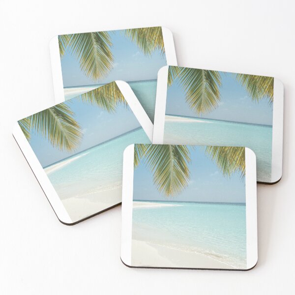 Item preview, Beach with palm trees designed and sold by Teykn.