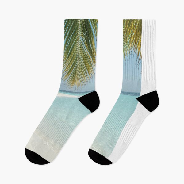 Item preview, Beach with palm trees designed and sold by Teykn.