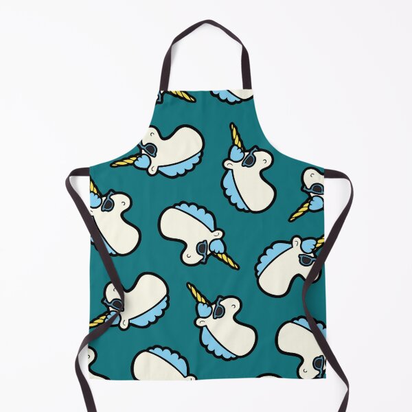 Item preview, Unicorns Are Cool Pattern - Blue designed and sold by evannave.