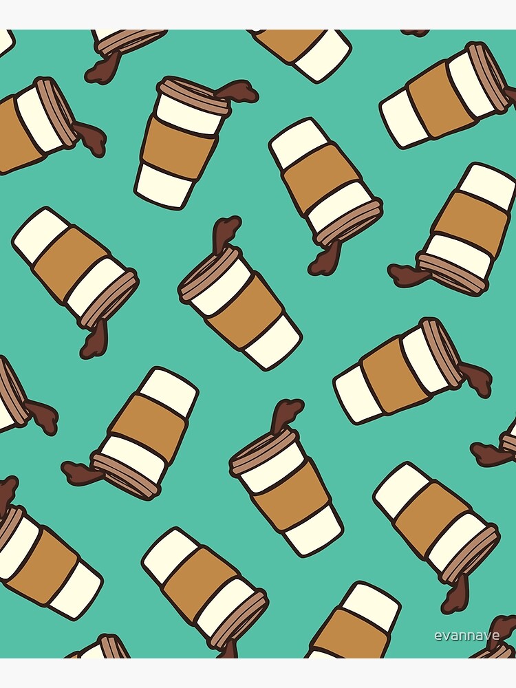 Take it Away Coffee Pattern by evannave