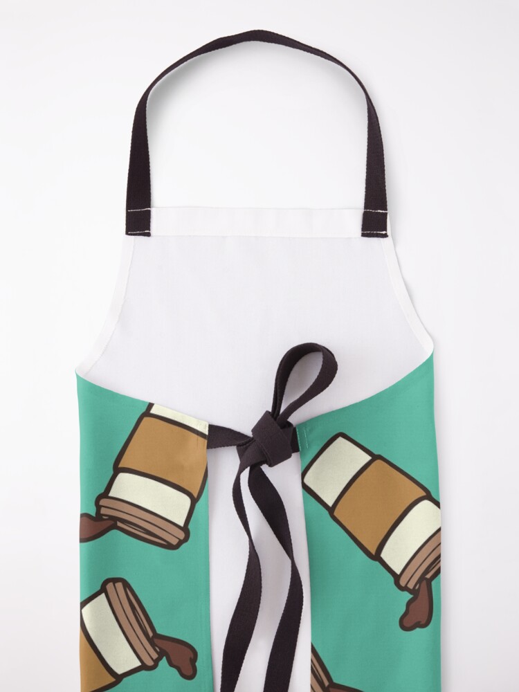 Alternate view of Take it Away Coffee Pattern Apron