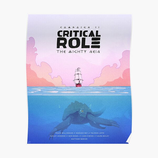 Critical Role Campaign 2 Poster Poster