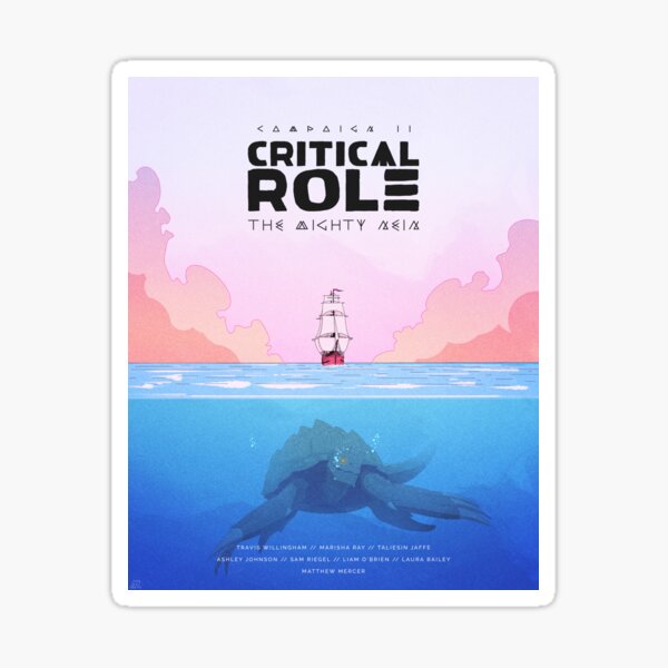 Kritische Rolle Kampagne 2 Poster Sticker