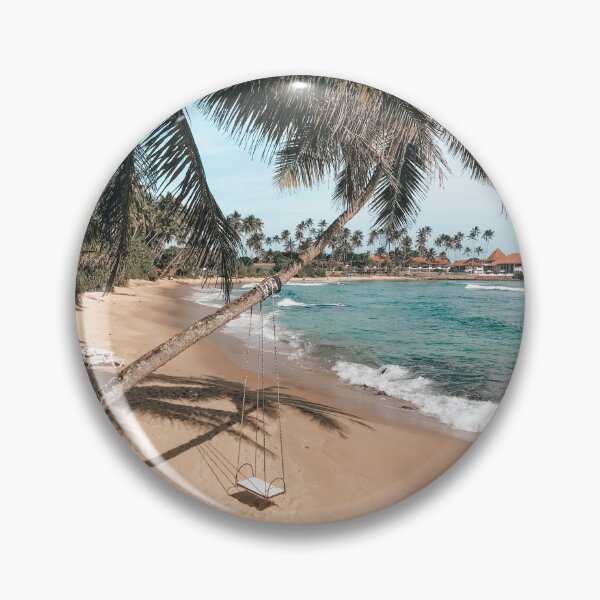 Item preview, Beach with palm trees designed and sold by Teykn.