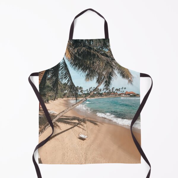 Item preview, Beach with palm trees designed and sold by Teykn.