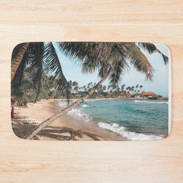 Item preview, Beach with palm trees designed and sold by Teykn.