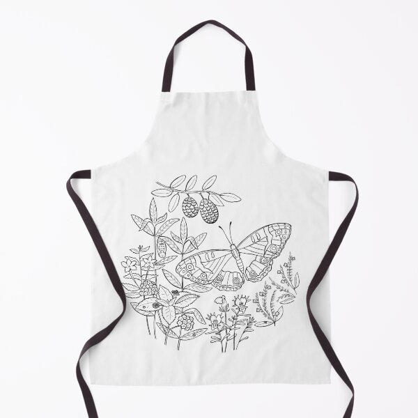 Item preview, Junonia Orithya Butterfly Lineart designed and sold by Jennifer Ruch.