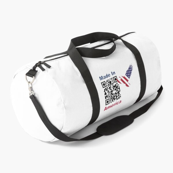 Item preview, Made In America QR Code with Flying Bald Eagle designed and sold by SuperDragon.