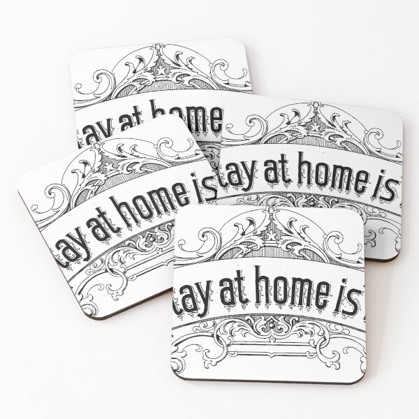 Item preview, To Stay At Home Is Best: Timely Antique Typography designed and sold by RecklessRosey.