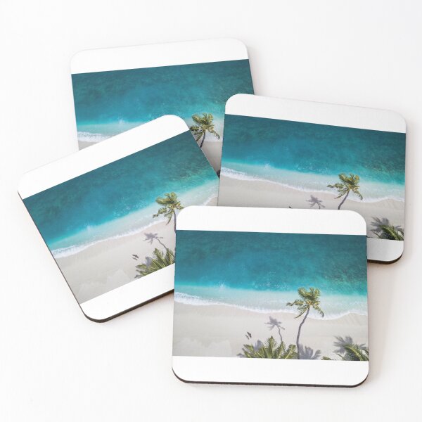 Item preview, Beach with palm trees designed and sold by Teykn.