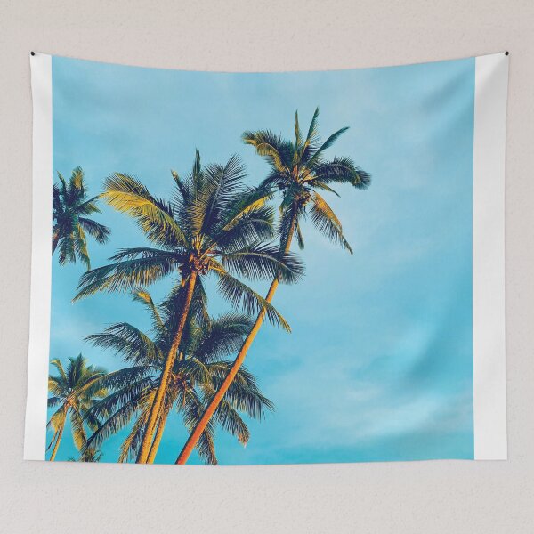 Item preview, Beach with palm trees designed and sold by Teykn.