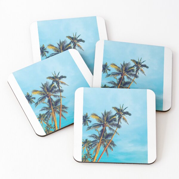 Item preview, Beach with palm trees designed and sold by Teykn.