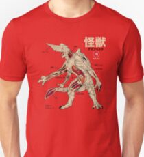 Camiseta unisex Anatomía de Kaiju
