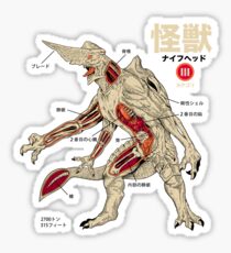 Kaiju Anatomy Sticker