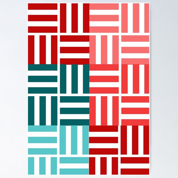 Item preview, GEOMETRICAL - COLORFUL - COLORS - MINIMALIST - POSTER designed and sold by Tropical Blood.